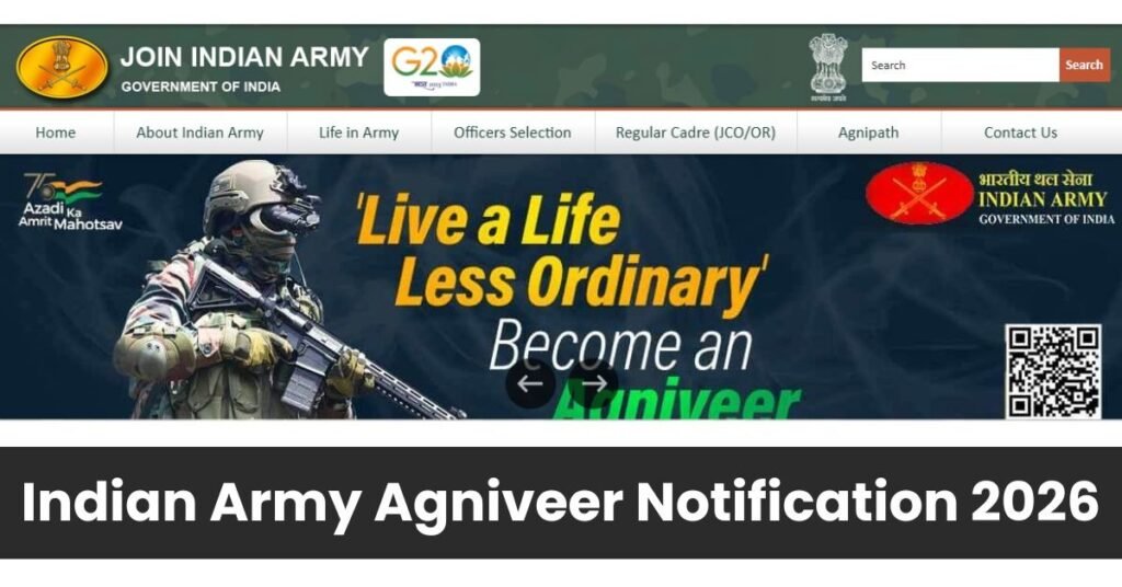 Indian Army Agniveer Recruitment 2026